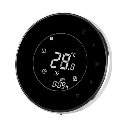 Klima Smart Thermostat KL6200B - Round Shape - Smart Wi-Fi Thermostat - Touch Screen Temperature Controller